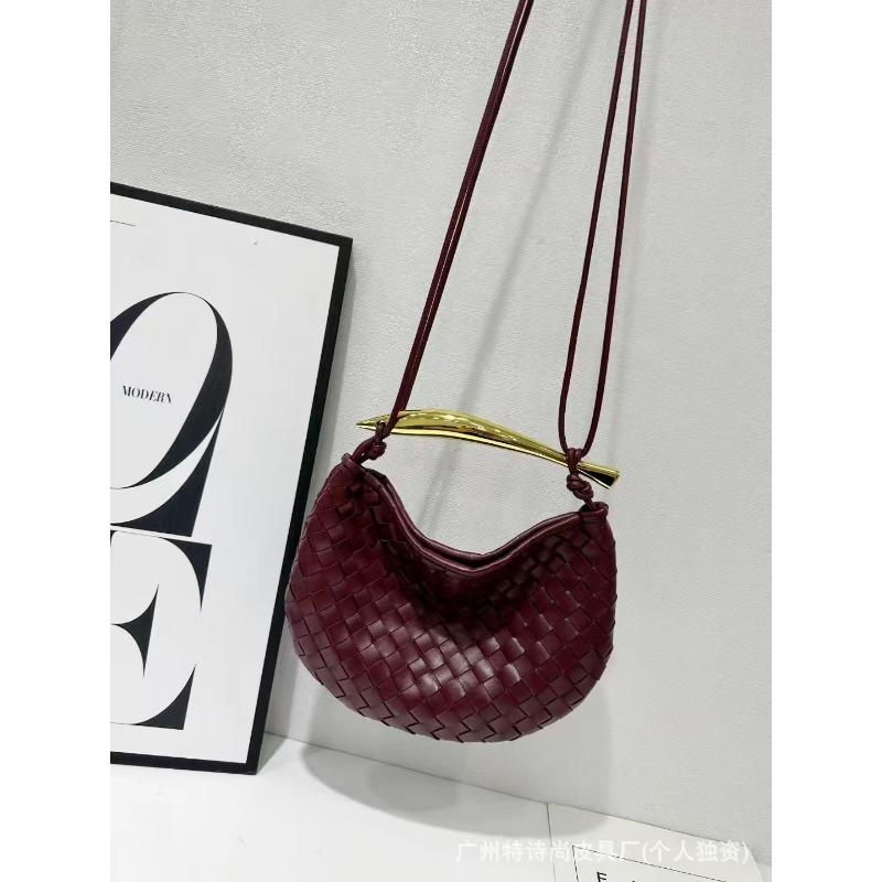 New Niche Sardines Handwoven Bag Hand-carried Dumpling Bag Casual Versatile Portable Shoulder Messenger Bag