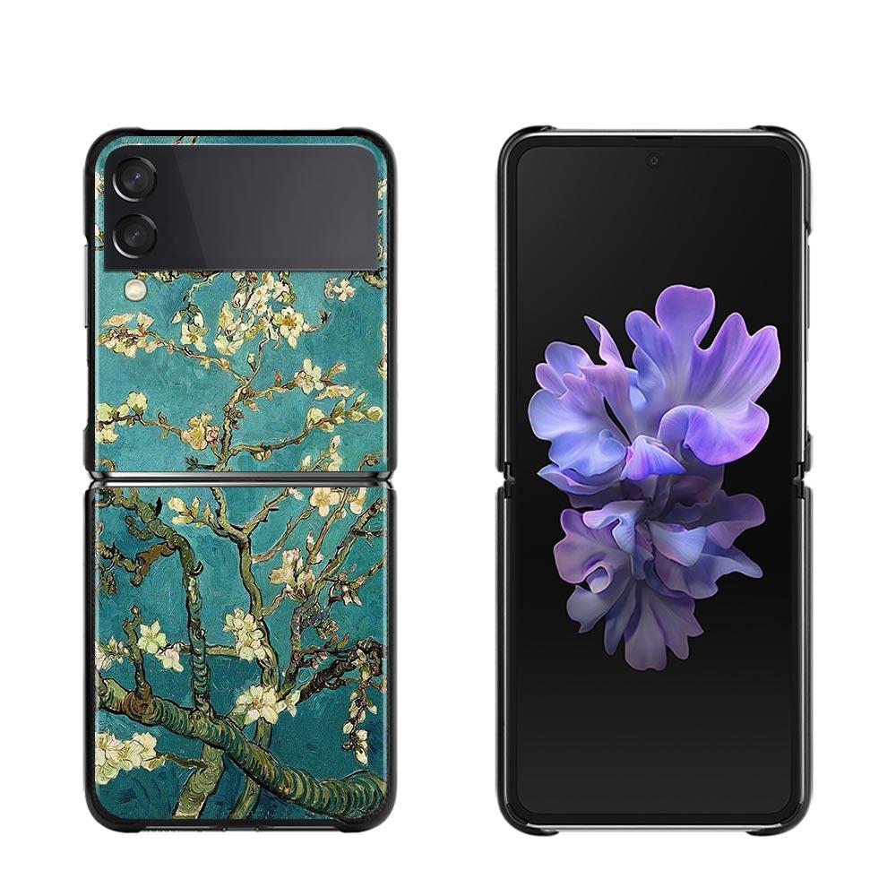 Zflip4 Phone Case For Samsung Galaxy Z Flip3 5G Cases for Samsung Z Flip 3 Zflip Coque Hard Shell Fundas Van Gogh Starry Sky Art