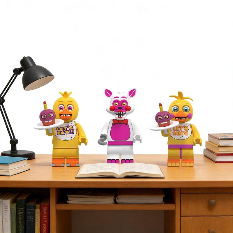 Cartoon Bonnie Bär Kaninchen Spiel Schreibtisch Ornament Freddy Bonnie Figur Tisch Freddy Fazbear Spielzeug Schreibtischzubehör Partygeschenke