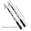 Mini Portable Carbon Fiber Small Sea Rod Small Throwing Rod 1m-2.3m Telescopic Fishing Rod Super Hard Fishing Rod Sea Rod Fishing Gear Set