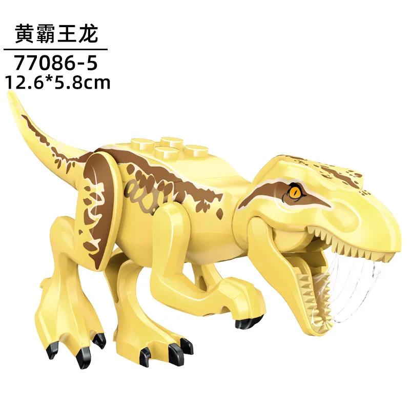 Dinosaur Jurassic World Tyrannosaurus Rex Velociraptor Tyrannosaurus Building Blocks Animal Toys Building Blocks Children's Gift