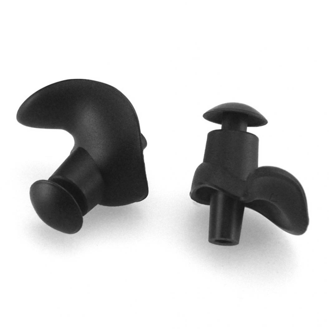 

Профессиональные силиконовые беруши для плавания, водонепроницаемые беруши для душа и пляжа чёрный