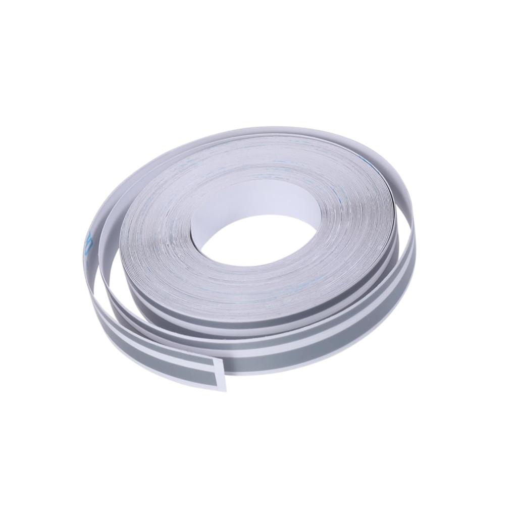 Beatifufu Pvc Pinstripe Tape Decal for Silver Car 980x1.2cm Elastic Fit Permanent Automotive Adhesive Uv Protection Vehicle Decoration