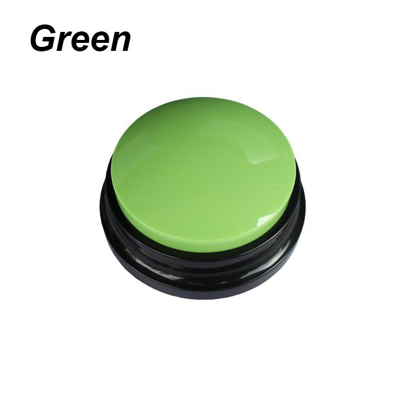 Funny Dog Recordable Pet Toys Travel Talking Starters Pet Speaking Buttons Portable Cute Pet Button Color Voice Recording Button