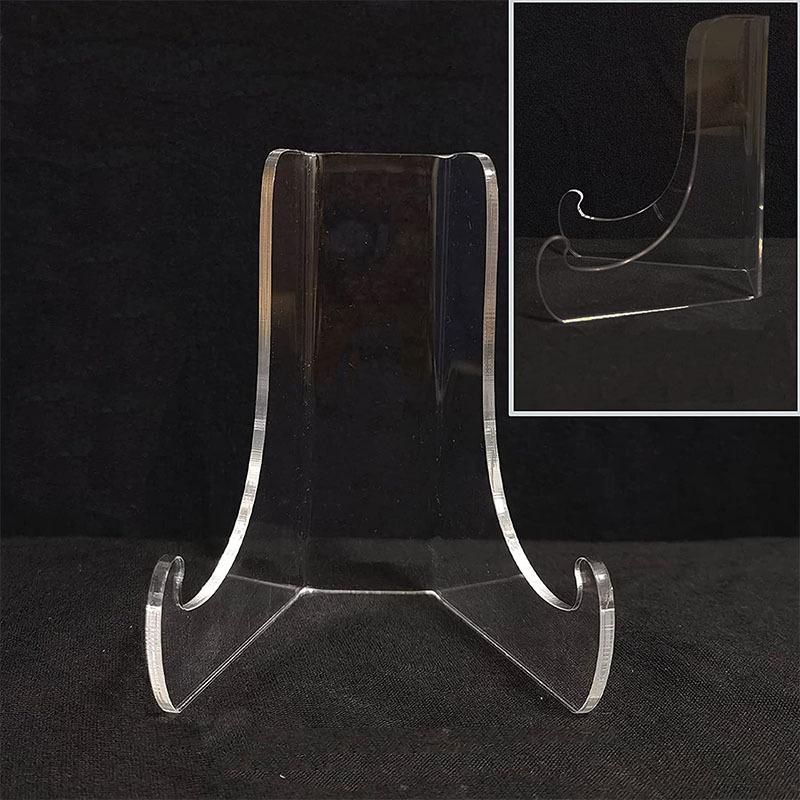 

6 шт. Прозрачная акриловая витрина, круглая книжная полка, витрина, кронштейн для произведений искусства и подходящая стойка для показа товаров 3*4 дюйма 6pcs