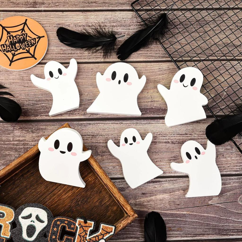 Halloween Creative Cute Tiered Tray Decorated Halloween Tabletop Decorations