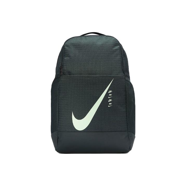 Nike Brasilia 9.0 Training Polyester Backpack Unisex Backpack Seaweed-Green CU1026-364 Seaweed Green