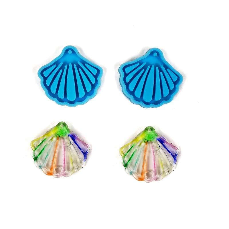 DIY Art Crafts Ear Studs Casting Mold Handmade DIY Earrings Silicone Mold Eardrops Danglers UV Crystal Resin Epoxy Mold