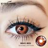 Eyeshare 1 Pair Red Vampire Cosplay Contact Lenses For Eyes Halloween Coser Eye Makeup Lenses Beauty Students