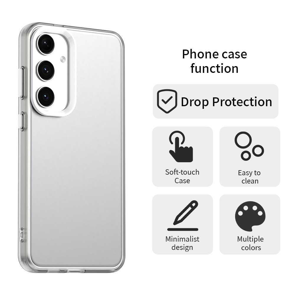 Frosted Case For Samsung Galaxy S25 FE Cover Samsung S25 FE Fundas Coque Matte Translucent PC Back Case Samsung Galaxy S25 FE