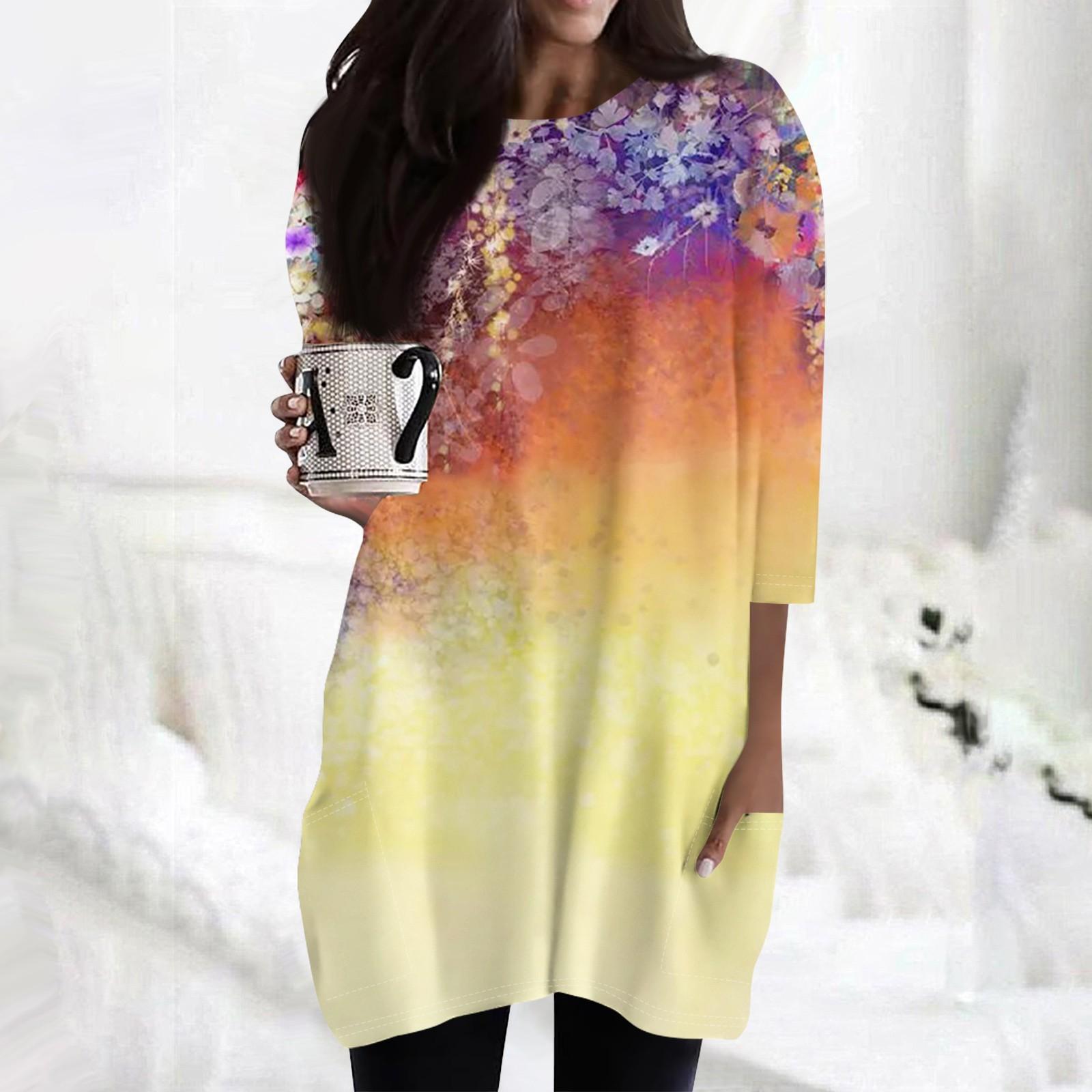 Женские повседневные рубашки с рукавами 3/4 — фото 6