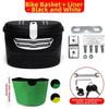 Plastic Electric Scooter Basket Large Capacity Anti-theft Baskets Replacement