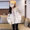 Plus Velvet Lambswool Baseball Jacket for Junior and High School Girls - Winter 2025 Trendy Loose Cotton Outerwear