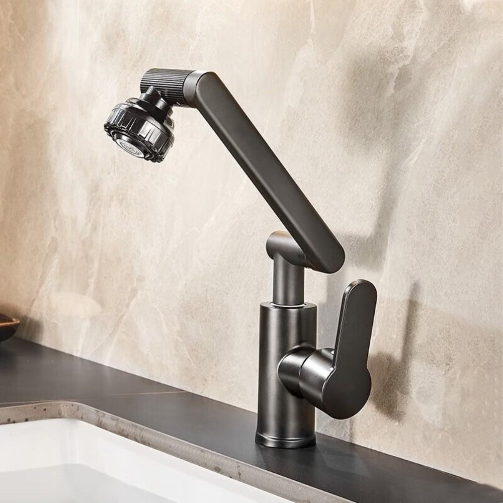 360° Rotating Robotic Arm Faucet Hot and Cold Water Universal Faucet Rotating Faucet  Kitchen Sink