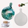 DIY Hand Handle Tray Mold Crystal Epoxy Mold Compote Coaster Japanese Dinner Plate Silicone Resin Compote