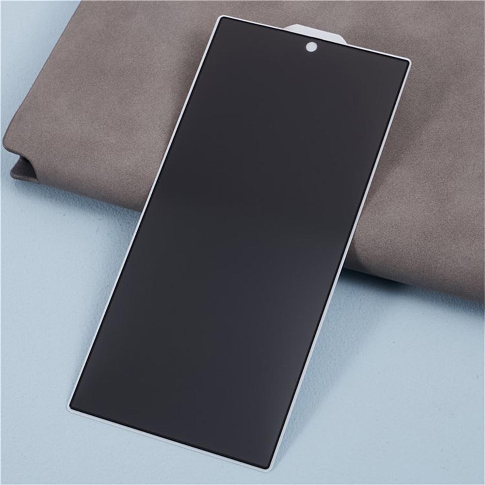 For Samsung Galaxy S25 Ultra Anti-Peep Full Covering Screen Protector Silk Printing Tempered Glass Film