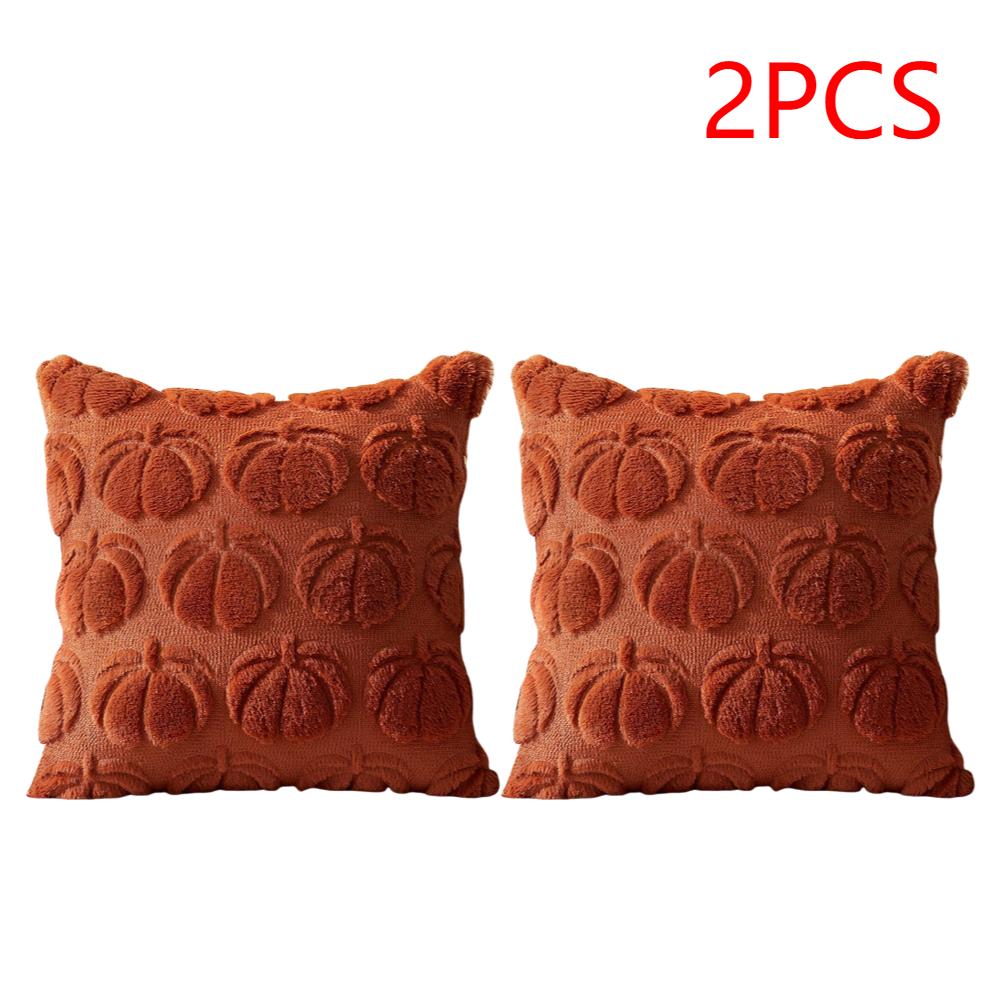1-4PCS 45x45cm Ghost Pumpkin Pillowcase Pumpkin Cushion Cover Halloween Throw Pillow Cover Halloween Party Decoration