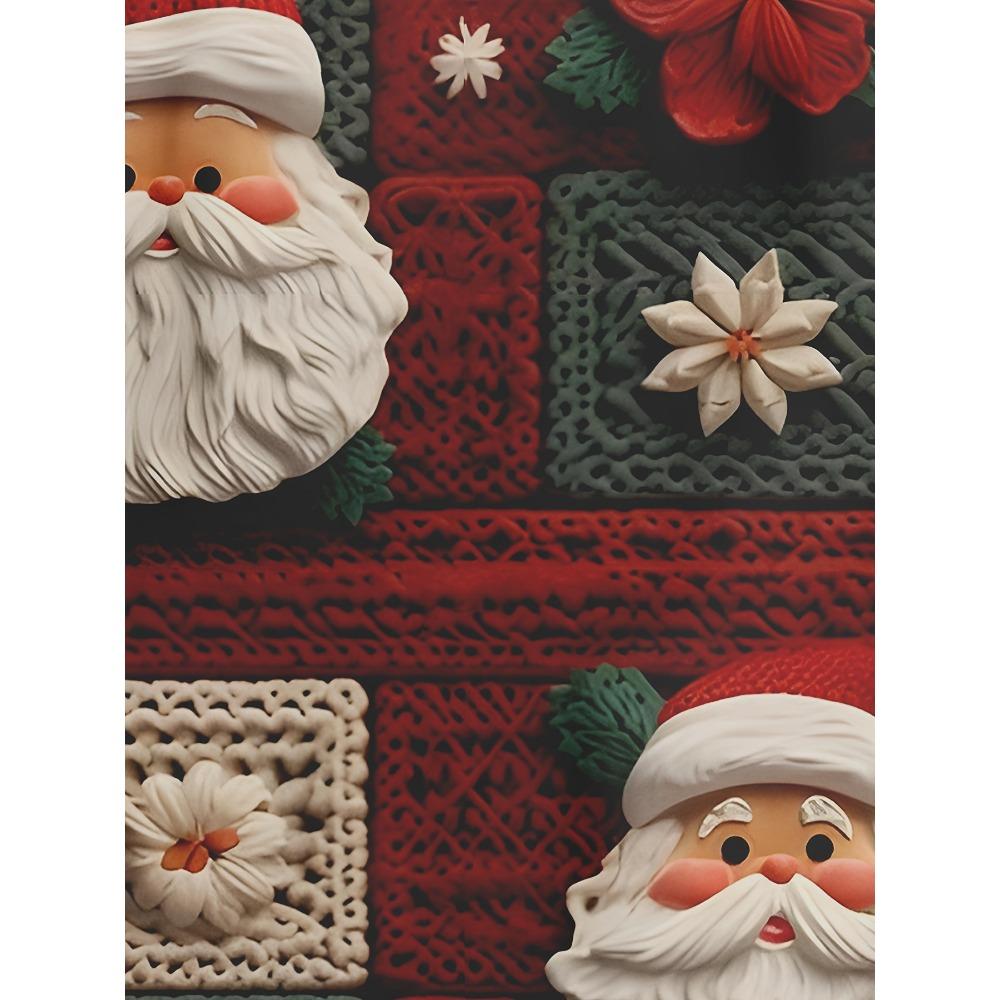 Girls' Christmas Santa 3D Print Pattern Hoodie Long Sleeve Casual Polyester Round Neck Spring Fall Collection