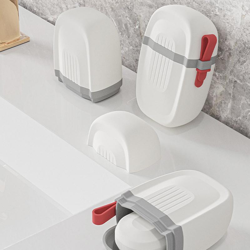 Fashion Portable Sealed Waterproof Soap Box for Travel, Hiking, and Camping - Draining Design