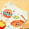 New Cute Cartoon Pet Clothes Hamburger Fries Print Sleeveless Vest Breathable Thin Pet Clothing Pet Supplies