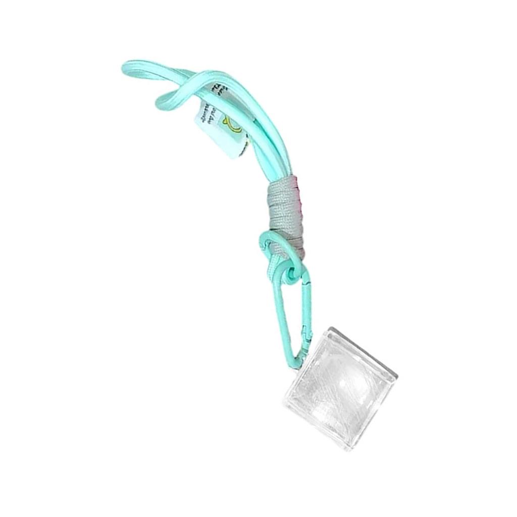 Creative Pixel Mosaic Keychain Featuring Transparent Window Design For Unique Visual Experience And Travel Inspired Decoration