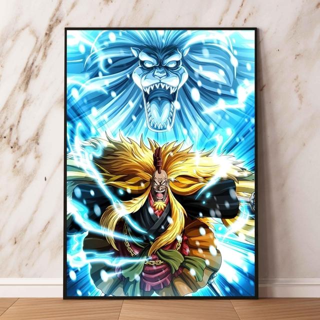 Canvas Poster, Pirate King Anime Ace, High-quality Art Cartoon Character Picture, Friend Gift