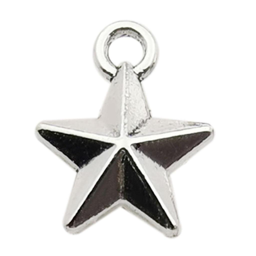 Retro Alloy Star Moon DIY Necklace & Earring Charms