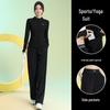 Women's Quick-Dry Long Sleeve Fitness Set for Badminton, Running, and Outdoor Sports - Autumn/Winter Collection