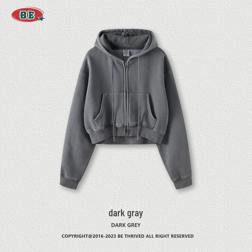 BE Women's 2024 Autumn/Winter Fashion: Hot Girl Washed Cardigan Suit & Short Sports Sweater Dress.