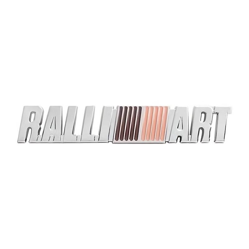 Customize Your Car With A Unique RALLIART English Logo Which Is Waterproof And Sunproof To Decorate Your Car Body.