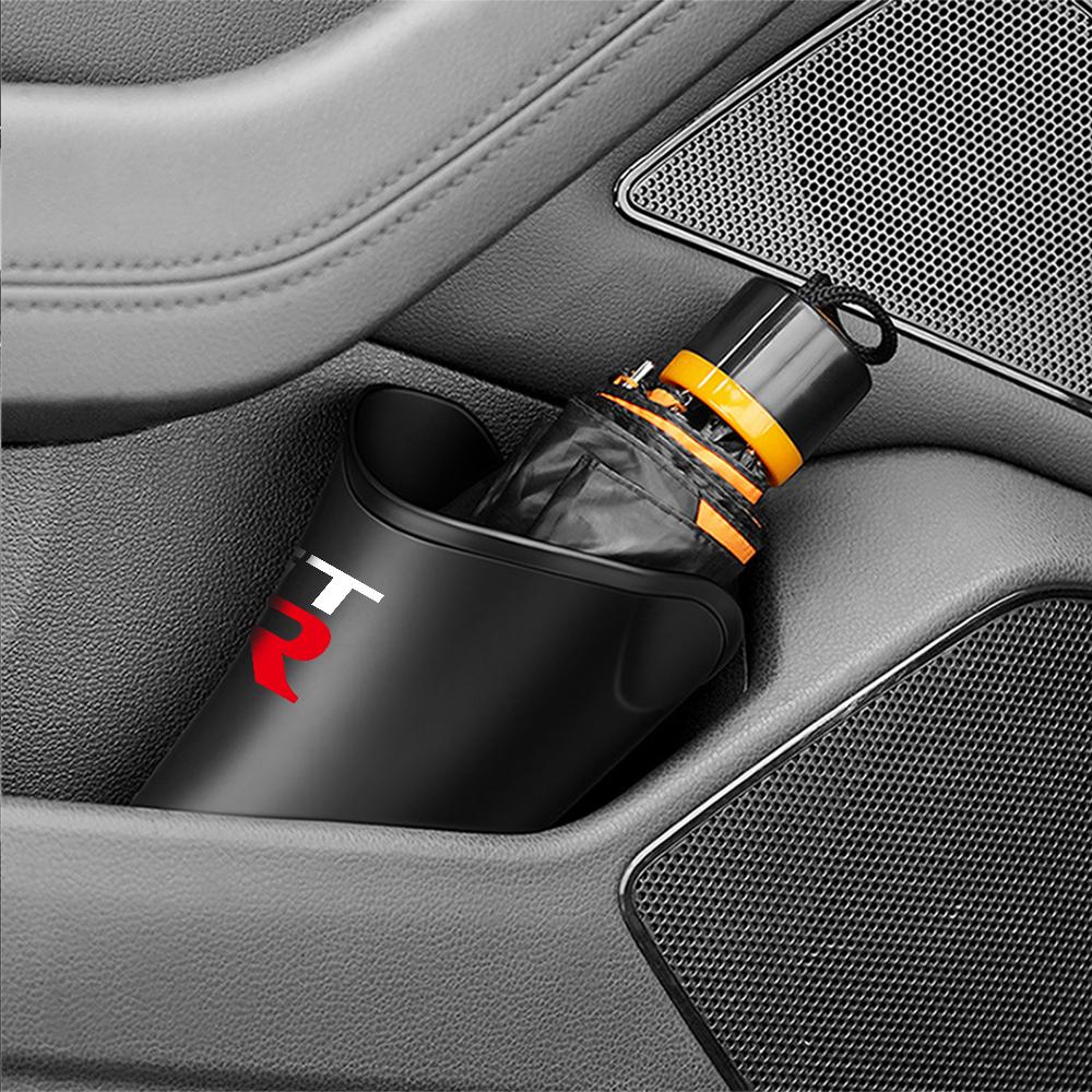 Car Umbrella Storage Bucket Plastic Holder Barrel With Hook Trash Storage Box Tools For Nissan Nismo Tiida Teana Qashqai Almera