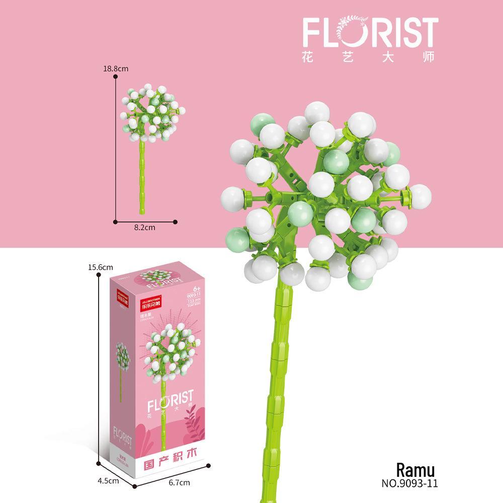 Desktop Flower Building Blocks: Educational Toy for Kids - Creative Gift for Girls