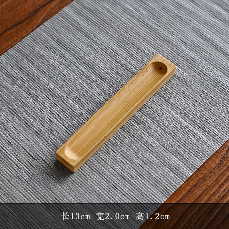 

2.2*22cm 3mm Aperture Sandalwood Incense Burner Wooden Bamboo Incense Burner Creative Agarwood Rectangular Incense Board Carving
