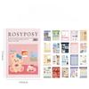 RosyPosy Soft Lifestyle, Magazine Book Handbook Material Book Sticker DIY Handbook Tools Decorative Sticker