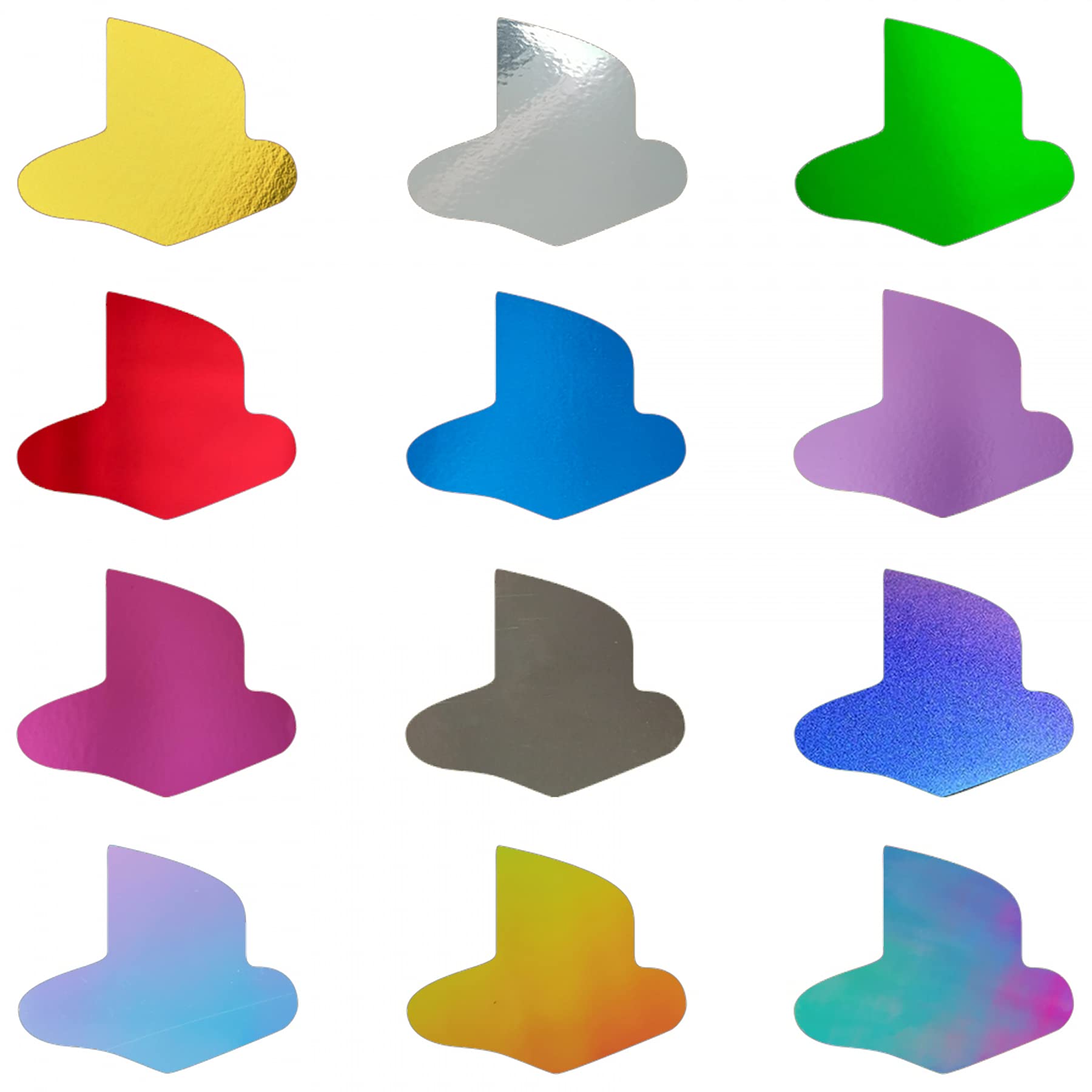 

Вінілові наклейки, сумісні з наклейками з логотипом PlayVital ps5, сумісні з дисковою та цифровою версіями ps5, 8 хромованих блискучих кольорів, 4 градієнтні