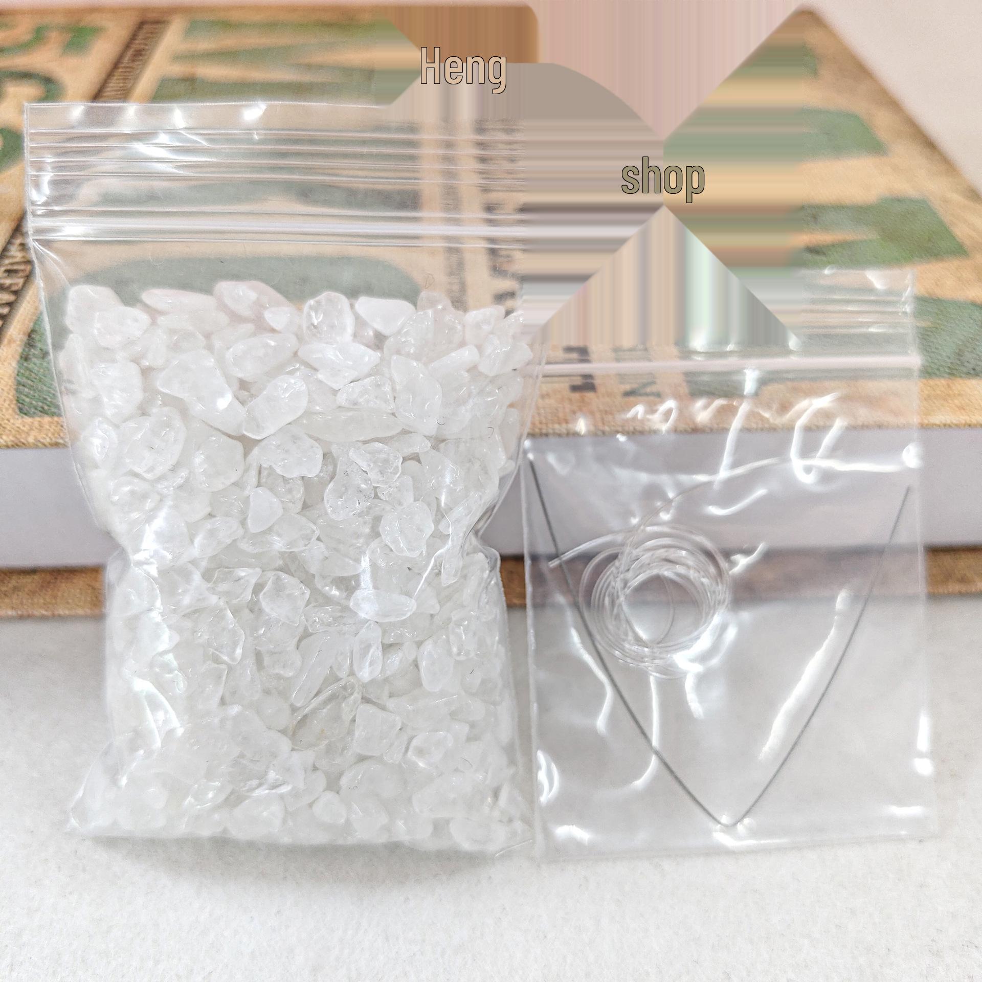 Высококачественная натуральная белая хрустальная чаша-демагнетизатор - Полированный орнамент и очищающий подарок. Bagged