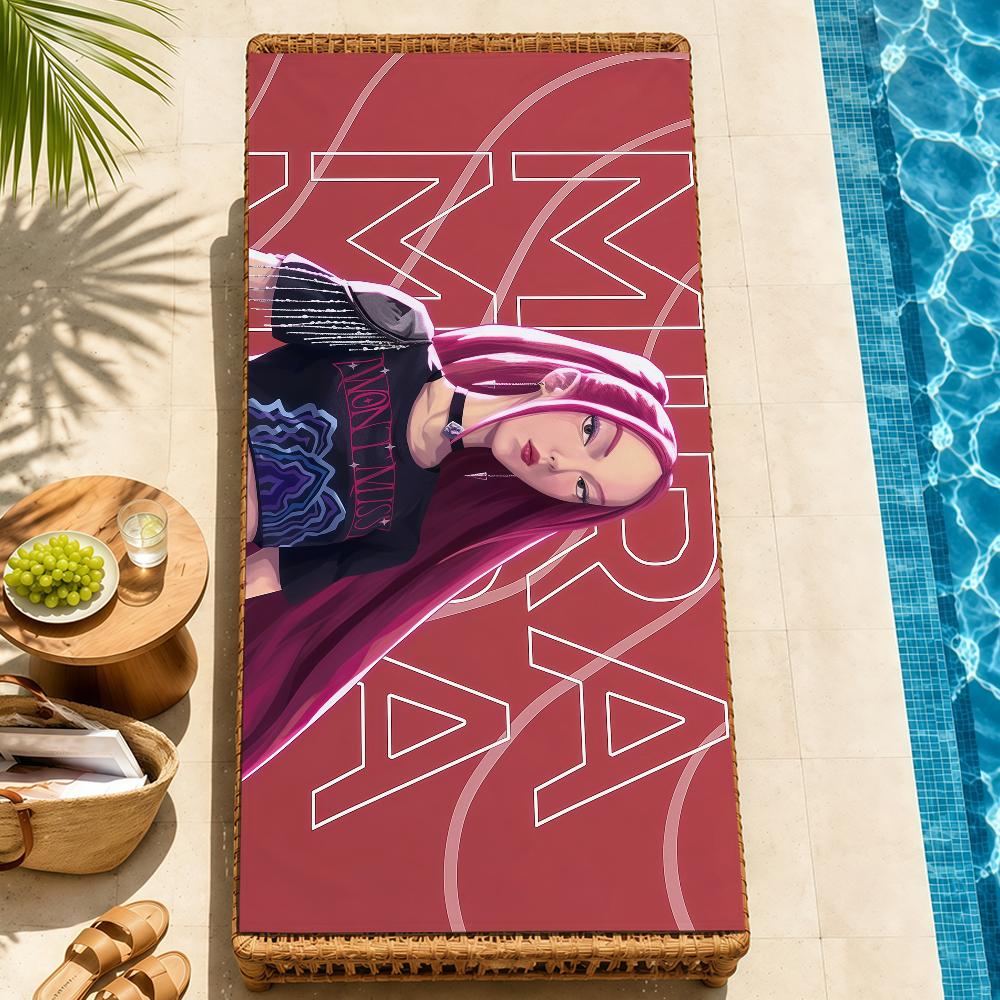 anime k-k-popS soft Beach Towel Trip swim d-demonS Pool bath h-hunters-S Gym M-Mira R-Rumi home room Z-Zoey meme Decor Gift