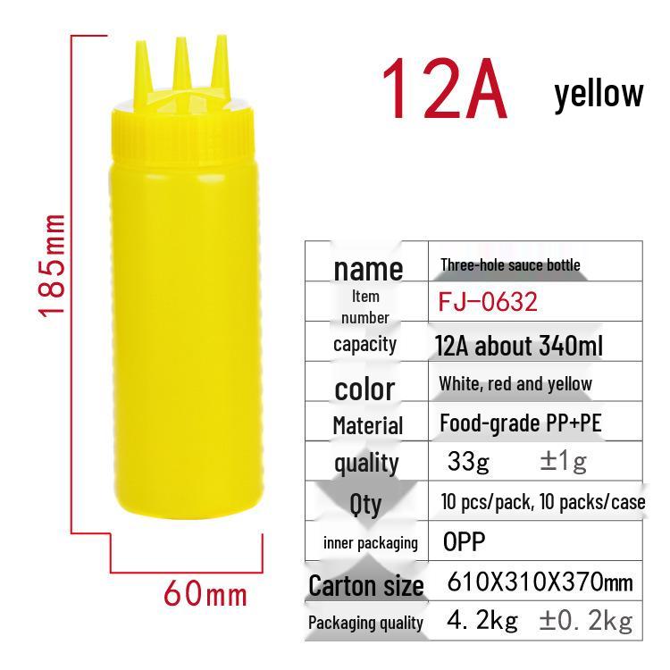 Available: Multi-use Sauce Squeezing Bottle with Pointed Spout for Ketchup, Salad Dressing, and More.