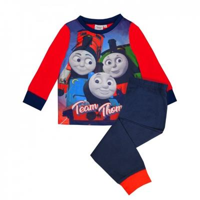 Boys Long-Sleeved Long Pajamas Set