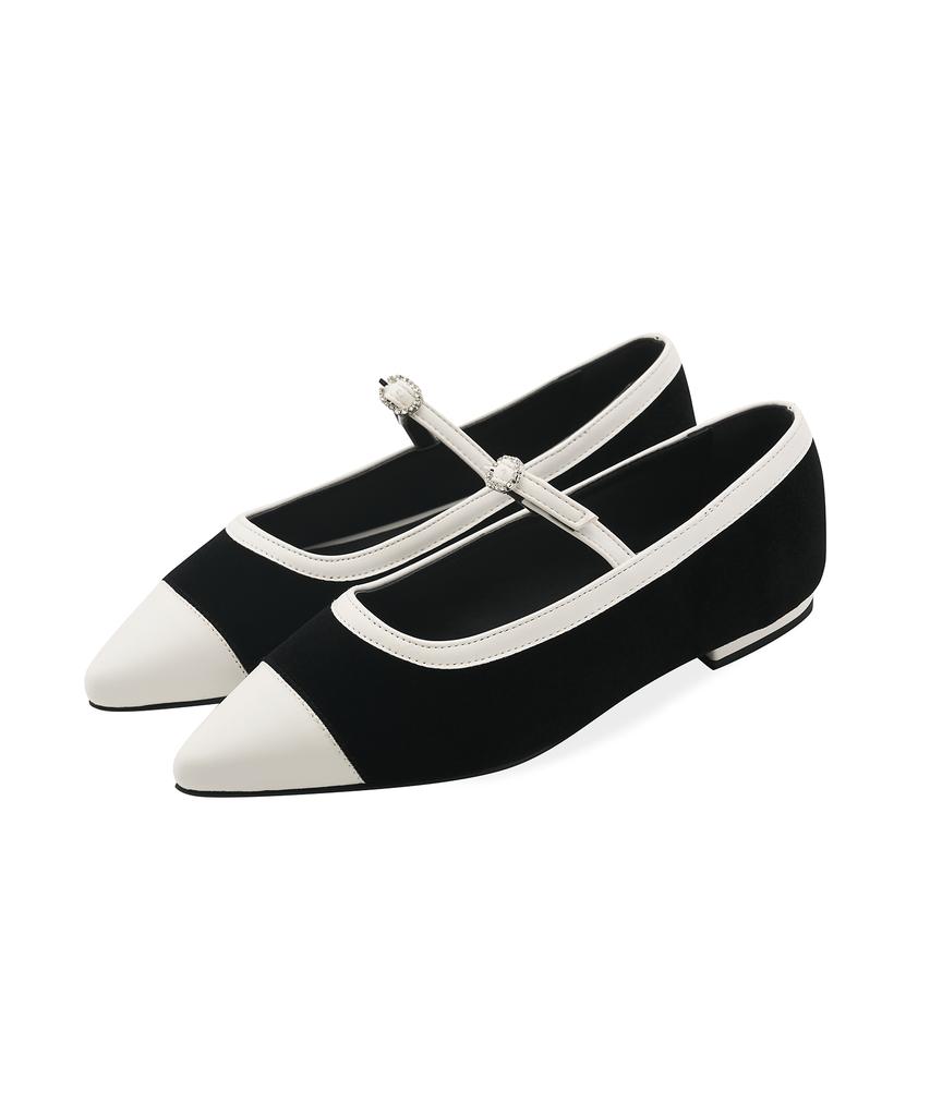 Spur Lou Mary Jane Flat -Sa8040 (4Color) Mary Jane Flat (Type A)