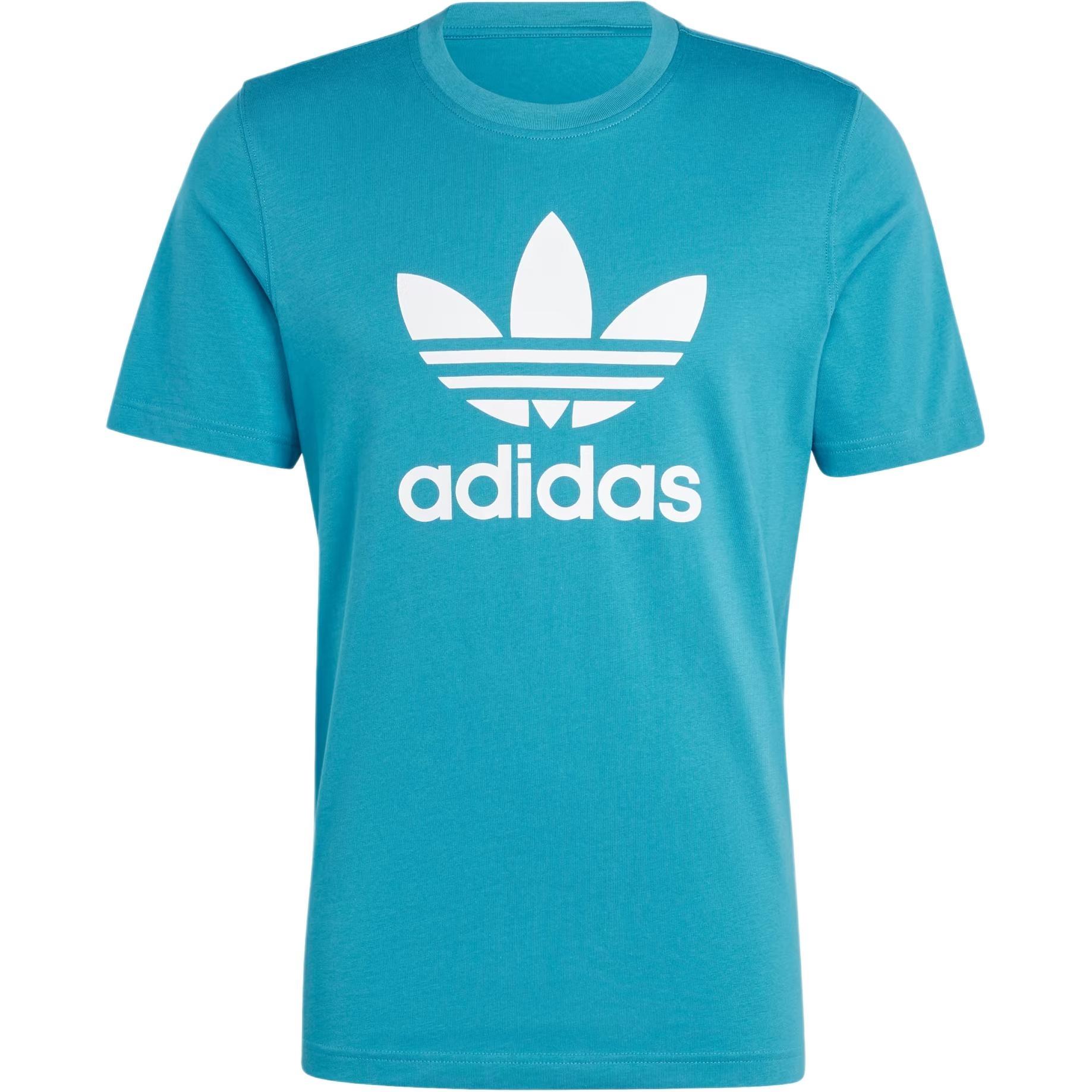 adidas Adicolor Classics Trefoil Tee  Turquoise  Men s IM4507 L
