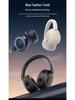 New Bluetooth Over-Ear Headset: Foldable, Rotating Design with Soft Large Earcups