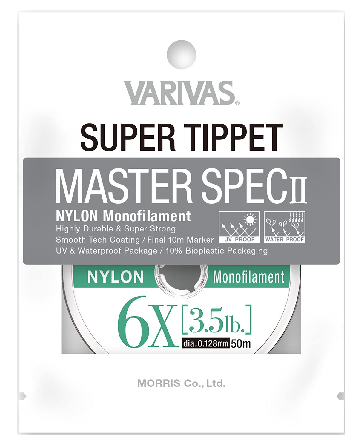 

VARIVAS Super Tippet Master Spec II Nylon 6X 50m 3.5LB Natural