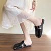2025 French Women's Slippers Summer One-step Soft-soled Woven Casual Shoes New Hollow-toe Sandals with Dresses Designer Brands
