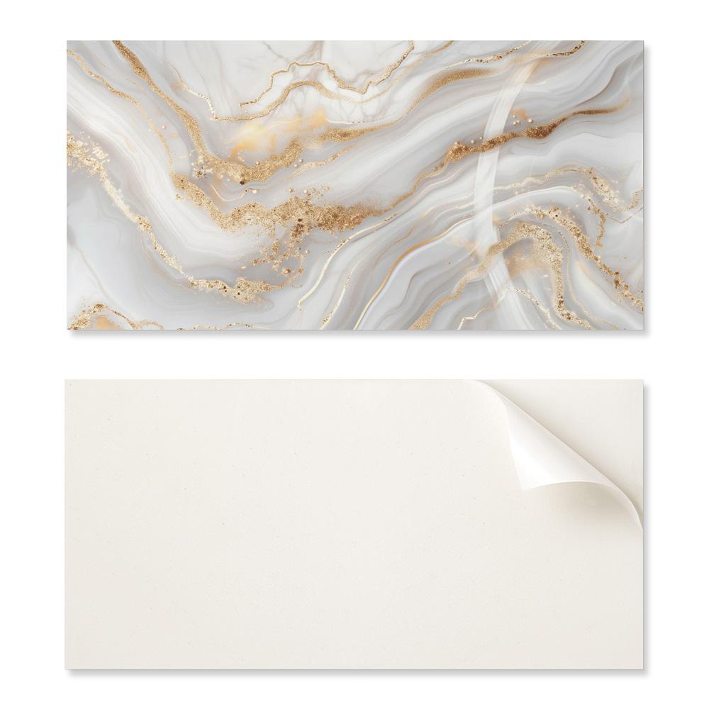 Self-Adhesive Printed Vinyl Panel 120x60 Cm Abstract Waves with Details