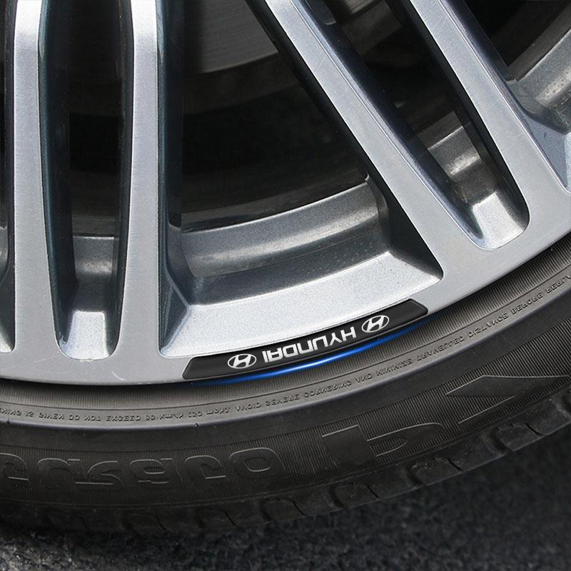 4 Τεμάχια Αυτοκόλλητα Λογότυπου Κέντρου Τροχού Αυτοκινήτου Αξεσουάρ Για Hyundai H-1 I40 I30 I20 I10 IX35 IX25 Tucson Getz Terracan Accent