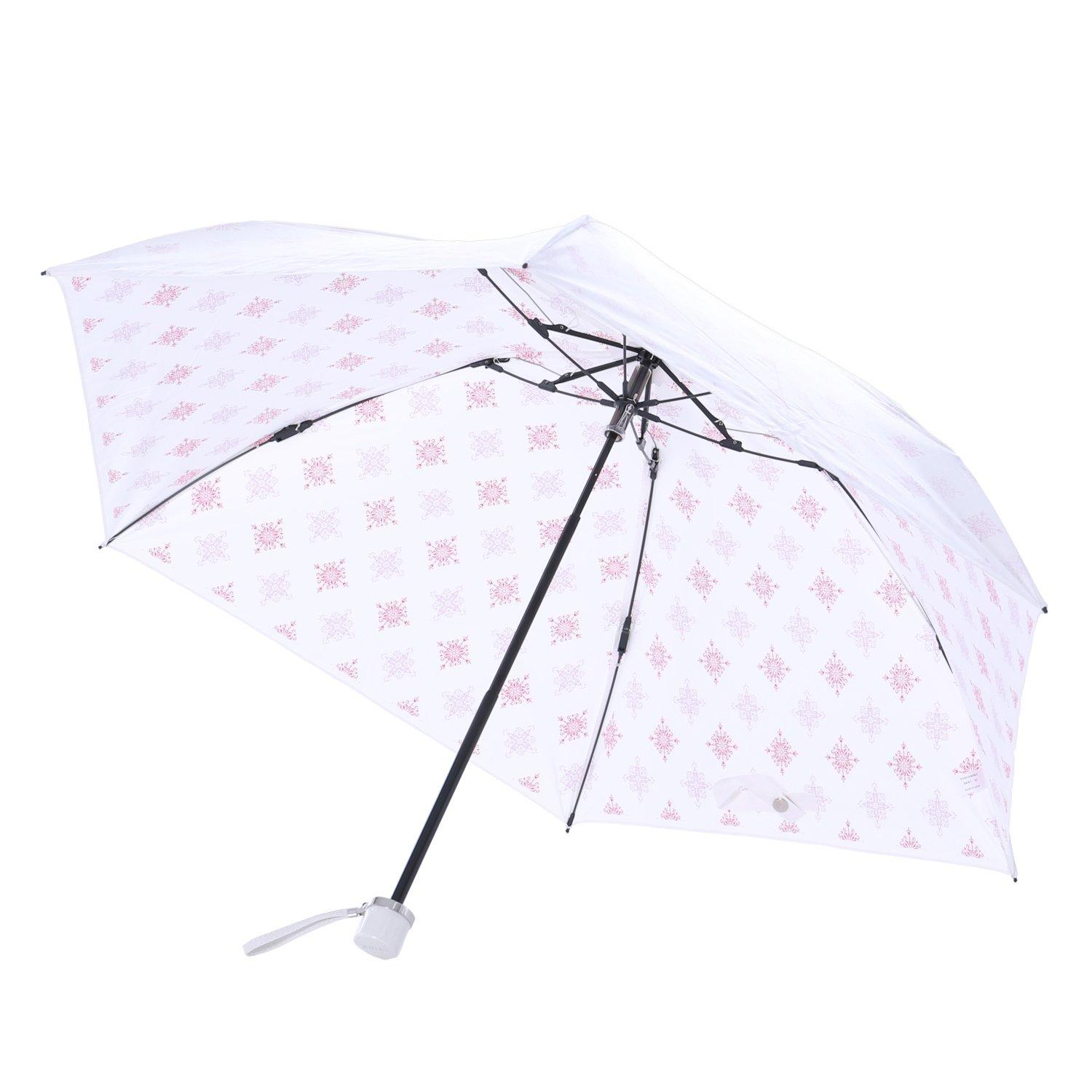 

UVION Зонт от солнца Розовый 50см Новый Арабеск 6 спиц Защита от УФ-лучей или более 3945PK 99% розовый