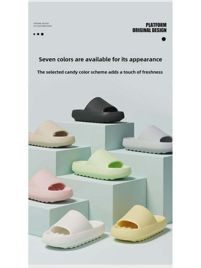 Men's Thick-Soled Non-Slip EVA Sandals: Indoor/Outdoor Summer Slippers