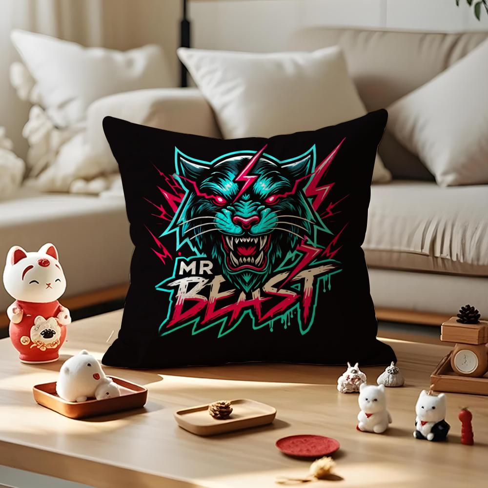 

MMrBBeast SINGER Pillow Case Antidustmite Pillowcase Invisible Zipper Silky Short Plush Sofa Cushion Cover 30X30cm
