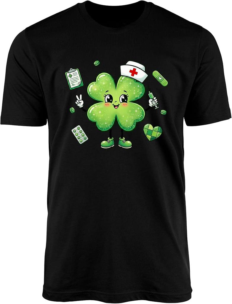 Cute Shamrock Nurse T-shirt